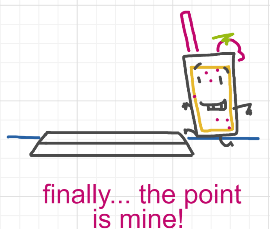 A panel from What's The Point, episode five of the Board Boards object show by Furretwalk/WalkingFurret.